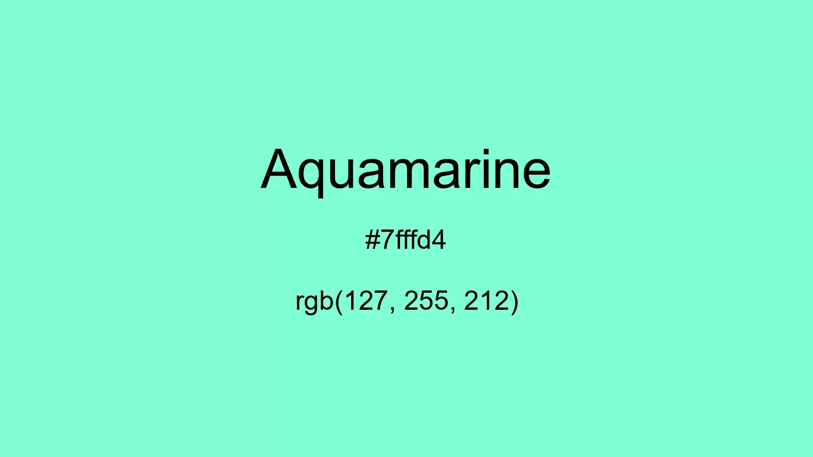 preview image of css Aquamarine color