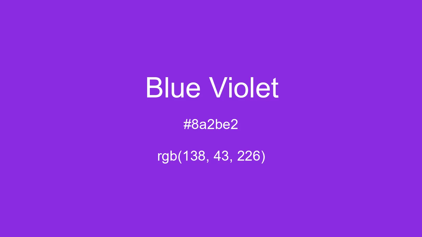 preview image of css Blue Violet color