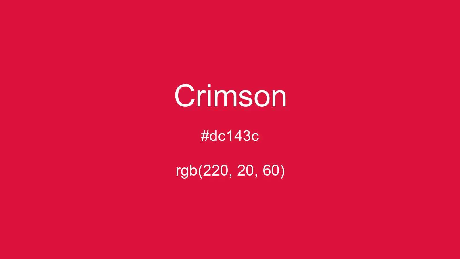 preview image of css Crimson color