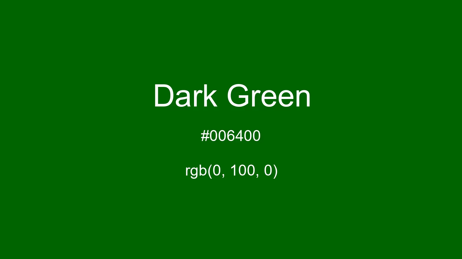 preview image of css Dark Green color