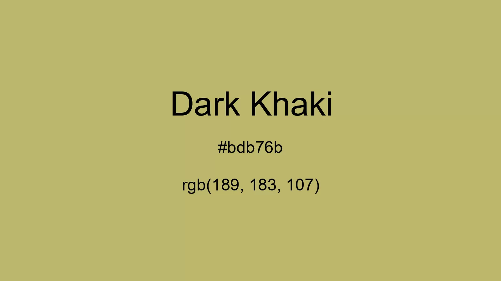 preview image of css Dark Khaki color