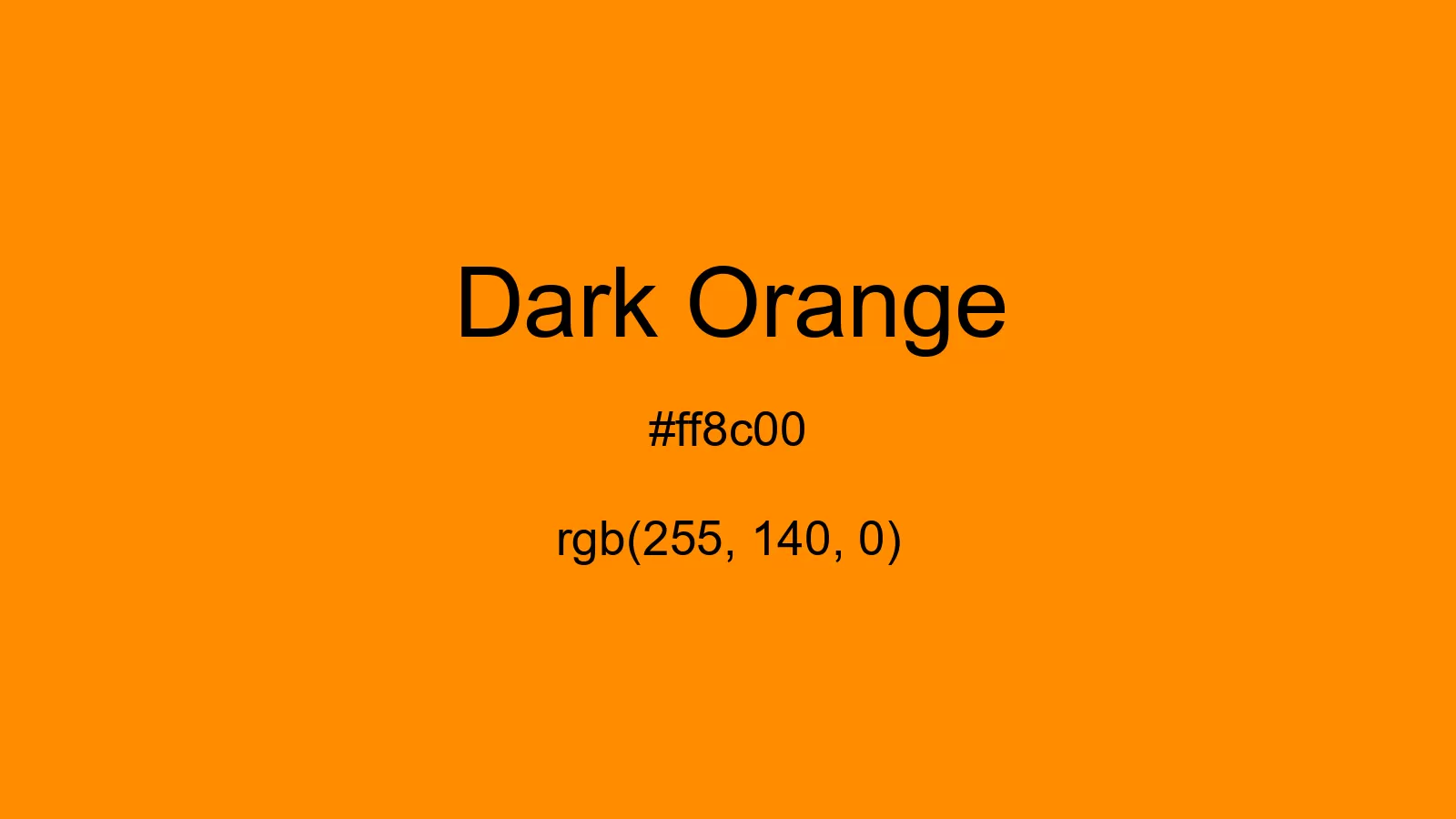 preview image of css Dark Orange color