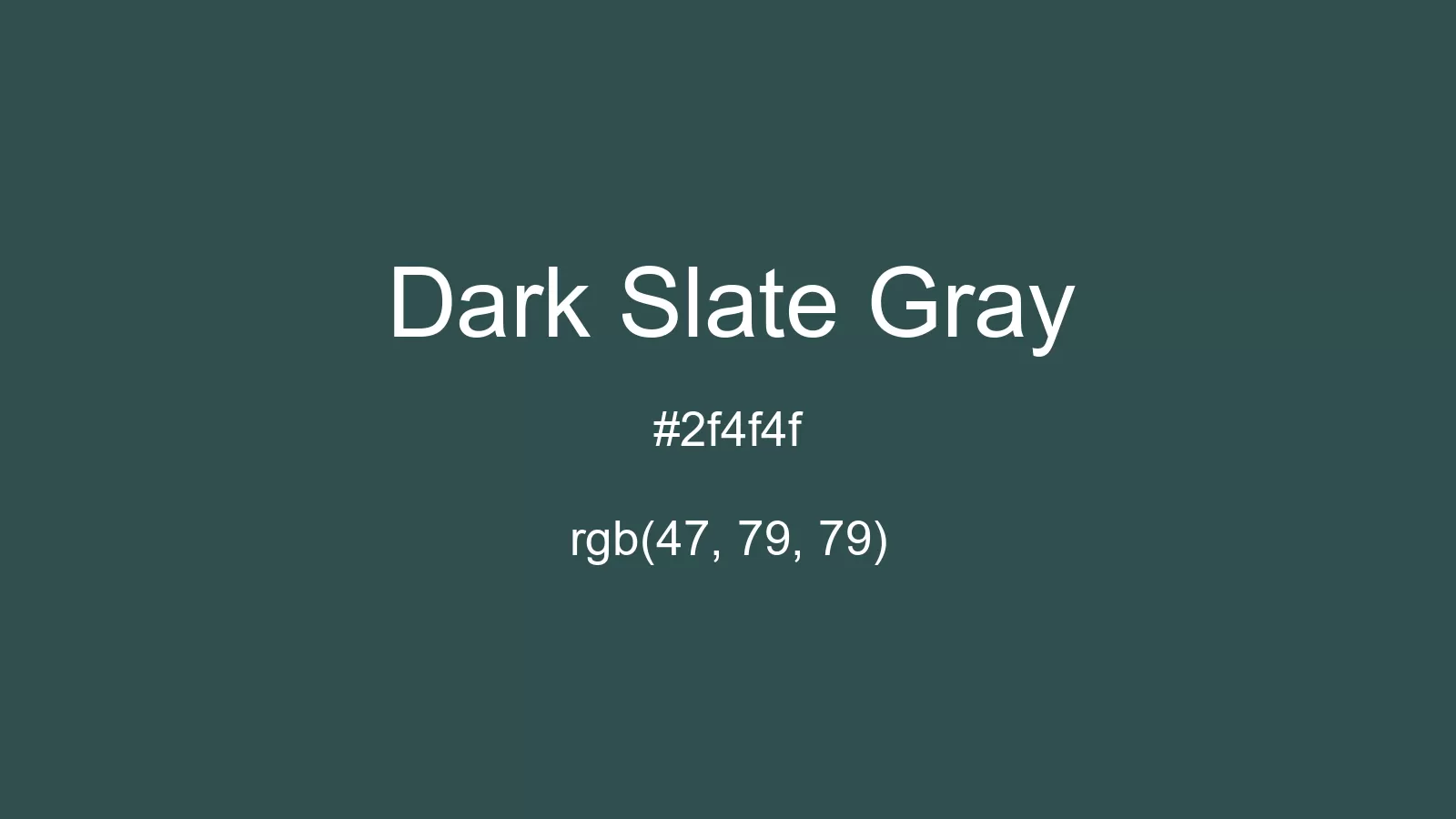 preview image of css Dark Slate Gray color