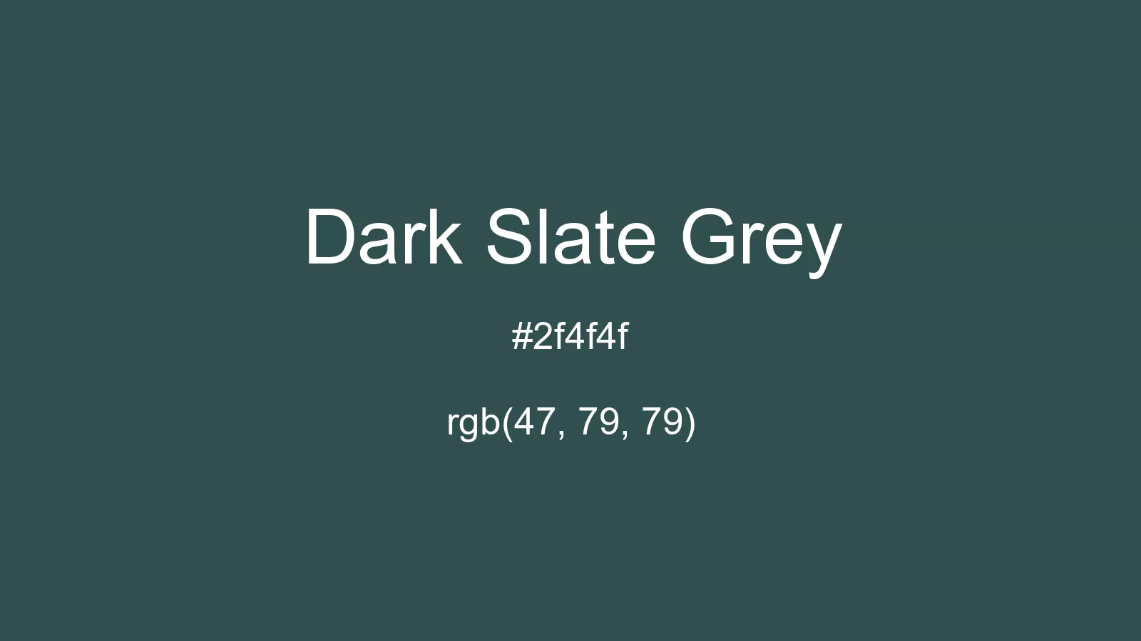 preview image of css Dark Slate Grey color
