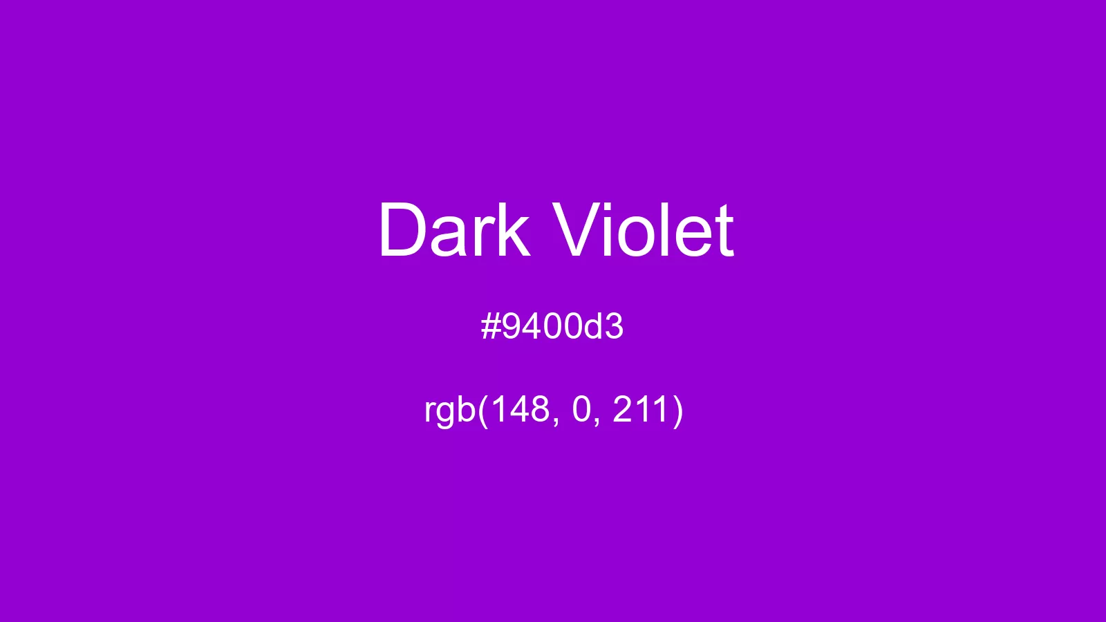 preview image of css Dark Violet color