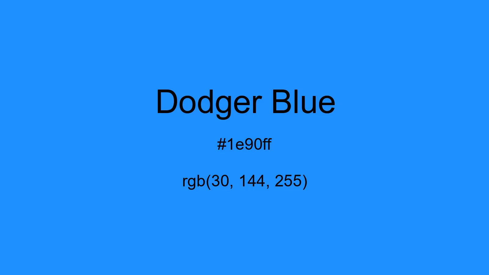 preview image of css Dodger Blue color