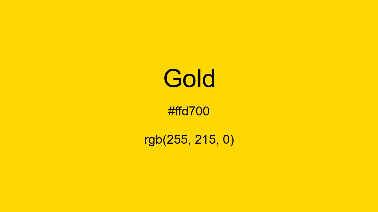 preview image of css Gold color