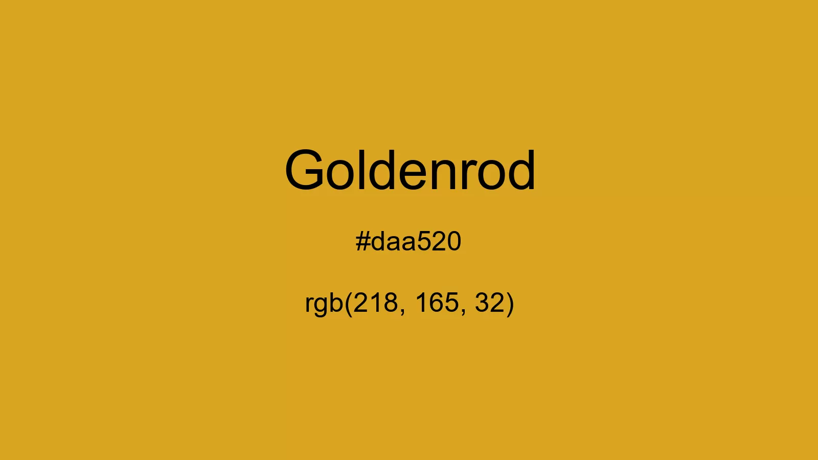 preview image of css Goldenrod color