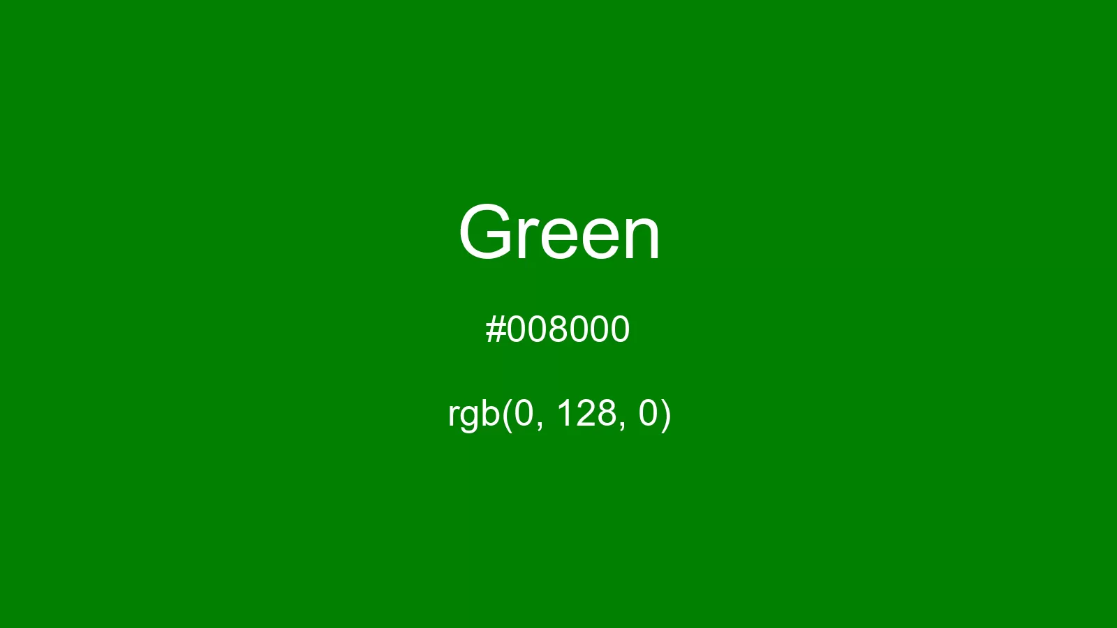 preview image of css Green color