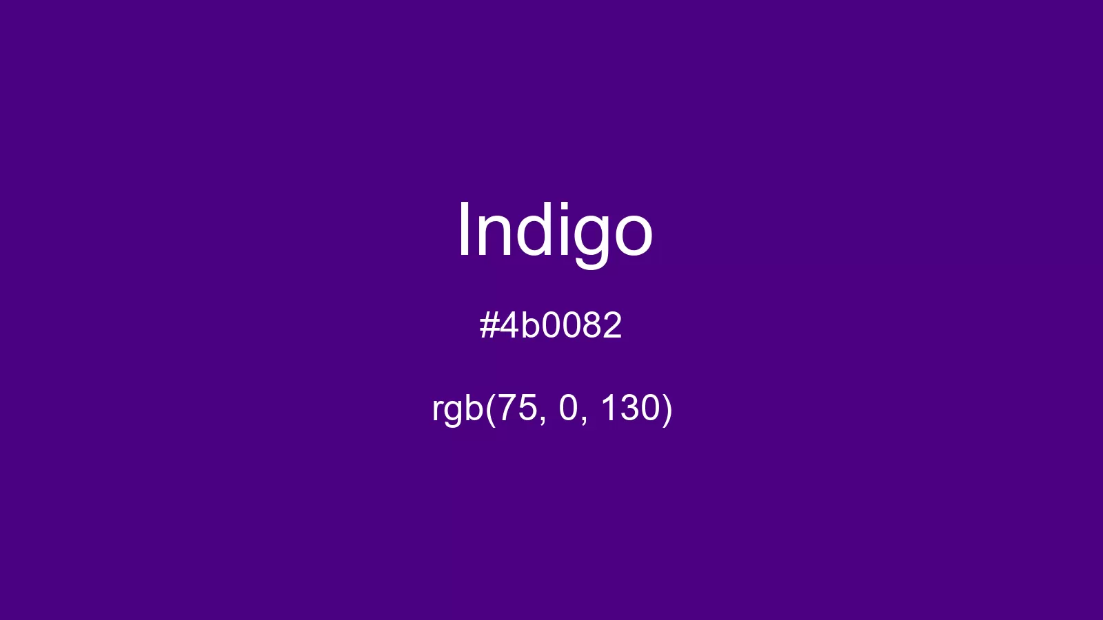 preview image of css Indigo color