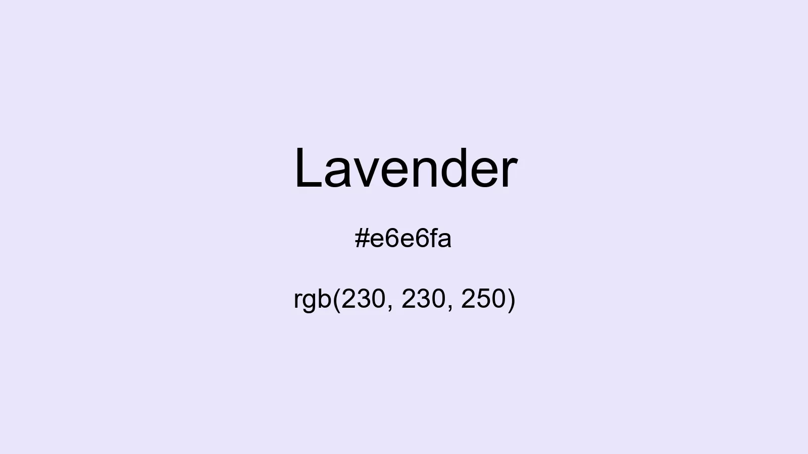 preview image of css Lavender color