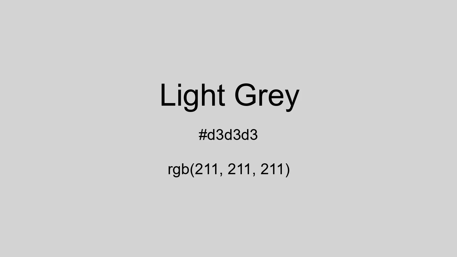 preview image of css Light Grey color