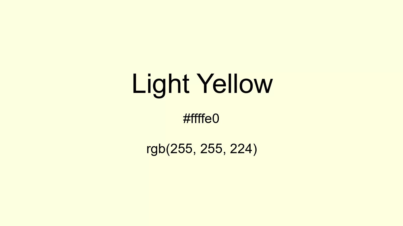 preview image of css Light Yellow color