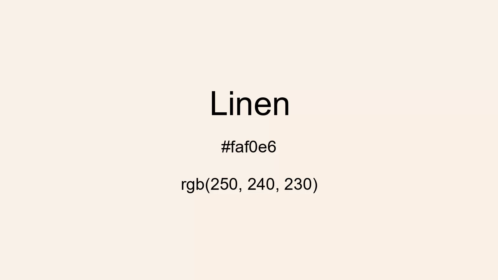 preview image of css Linen color