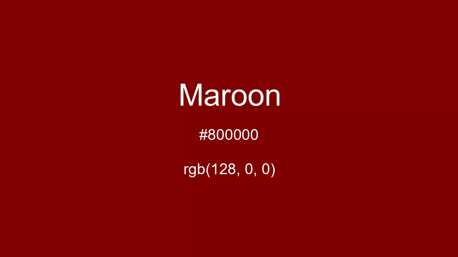 preview image of css Maroon color