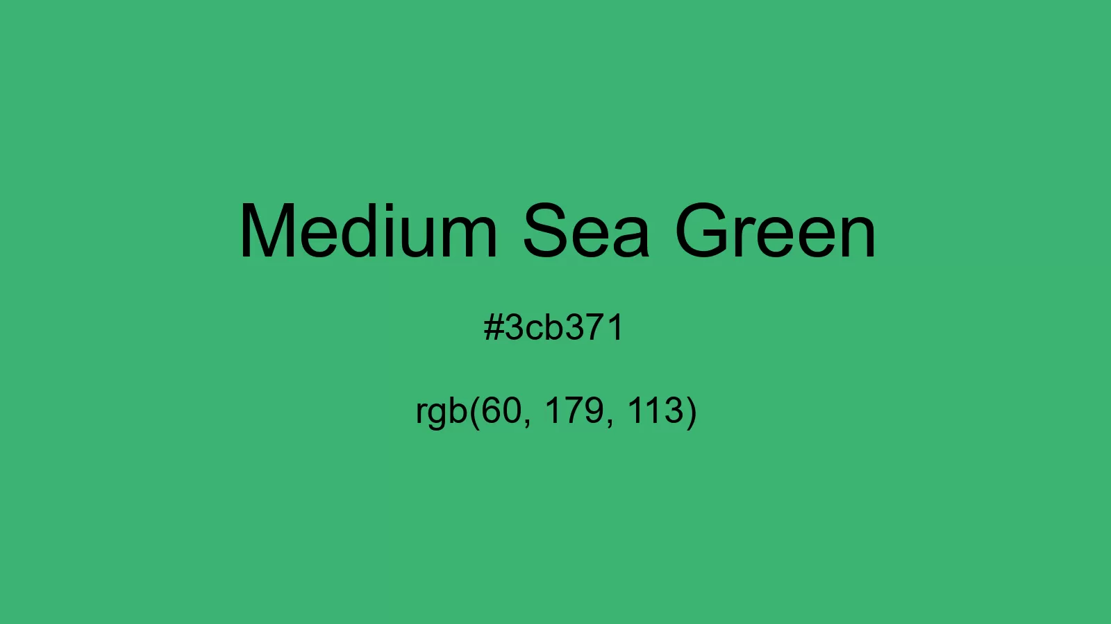 preview image of css Medium Sea Green color