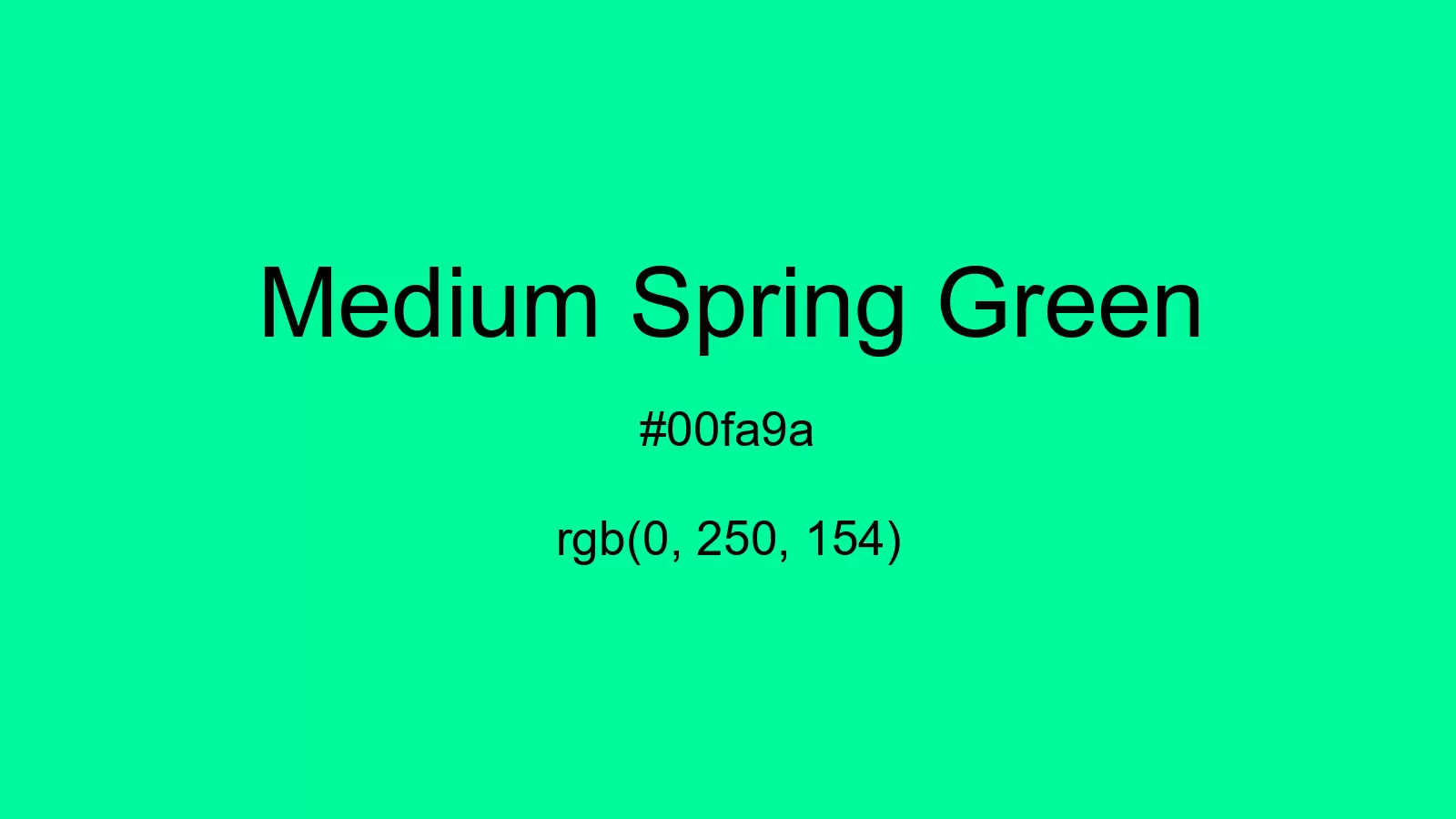 preview image of css Medium Spring Green color
