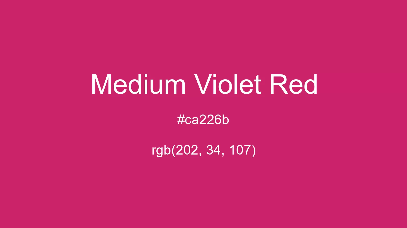 preview image of css Medium Violet Red color