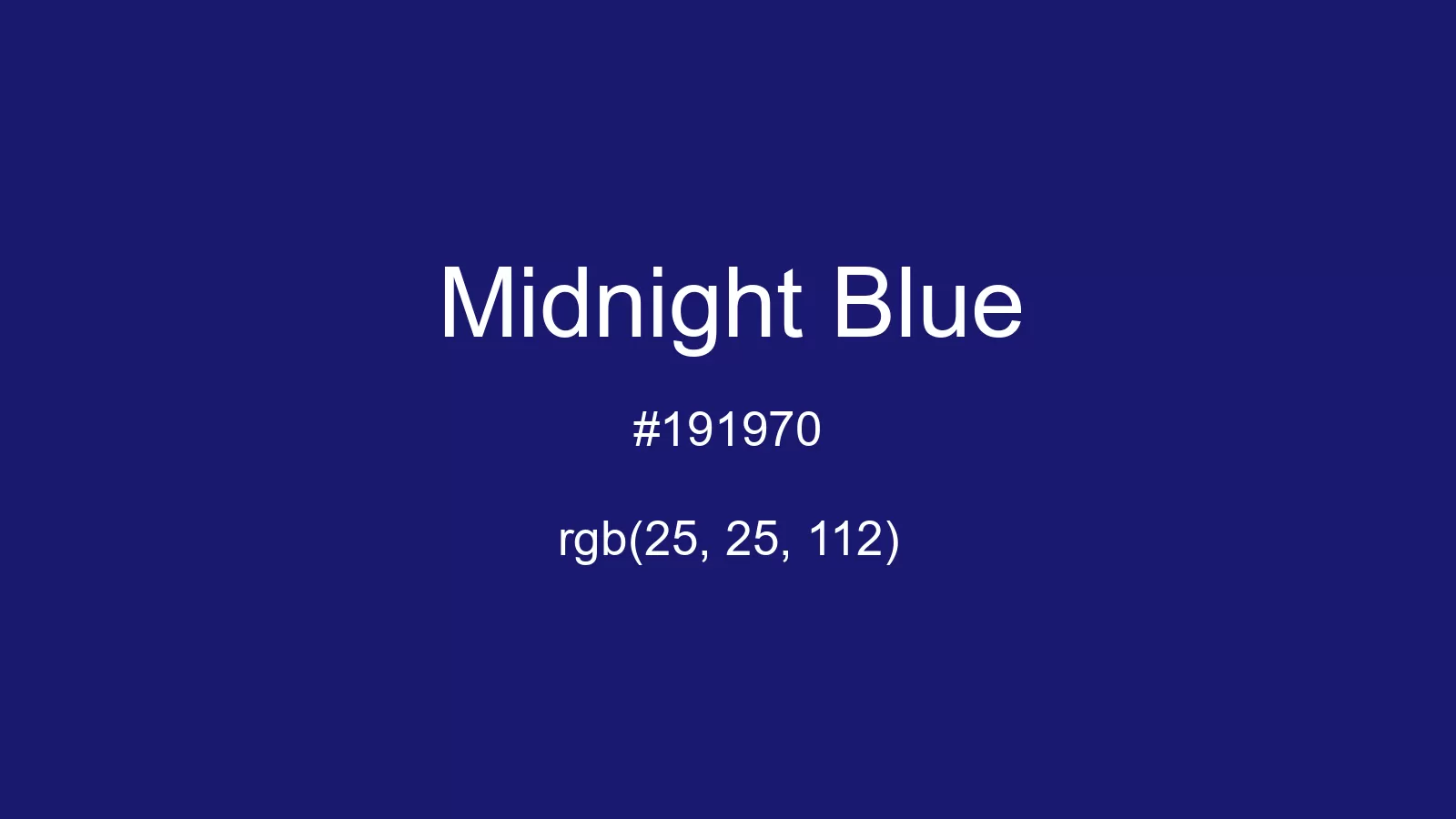 preview image of css Midnight Blue color