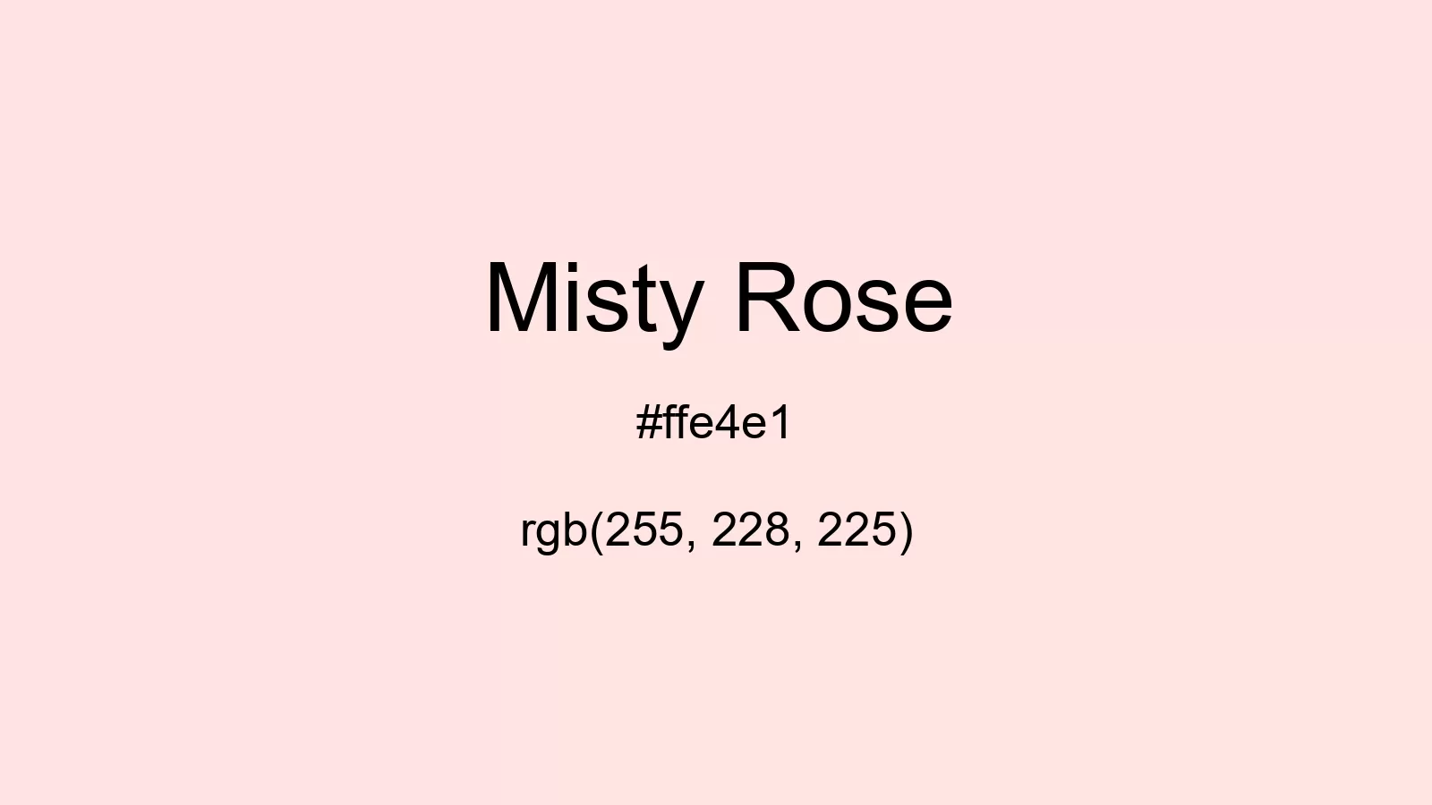 preview image of css Misty Rose color