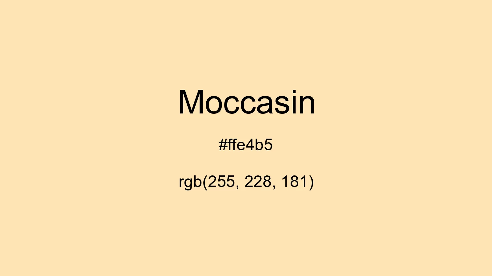 preview image of css Moccasin color