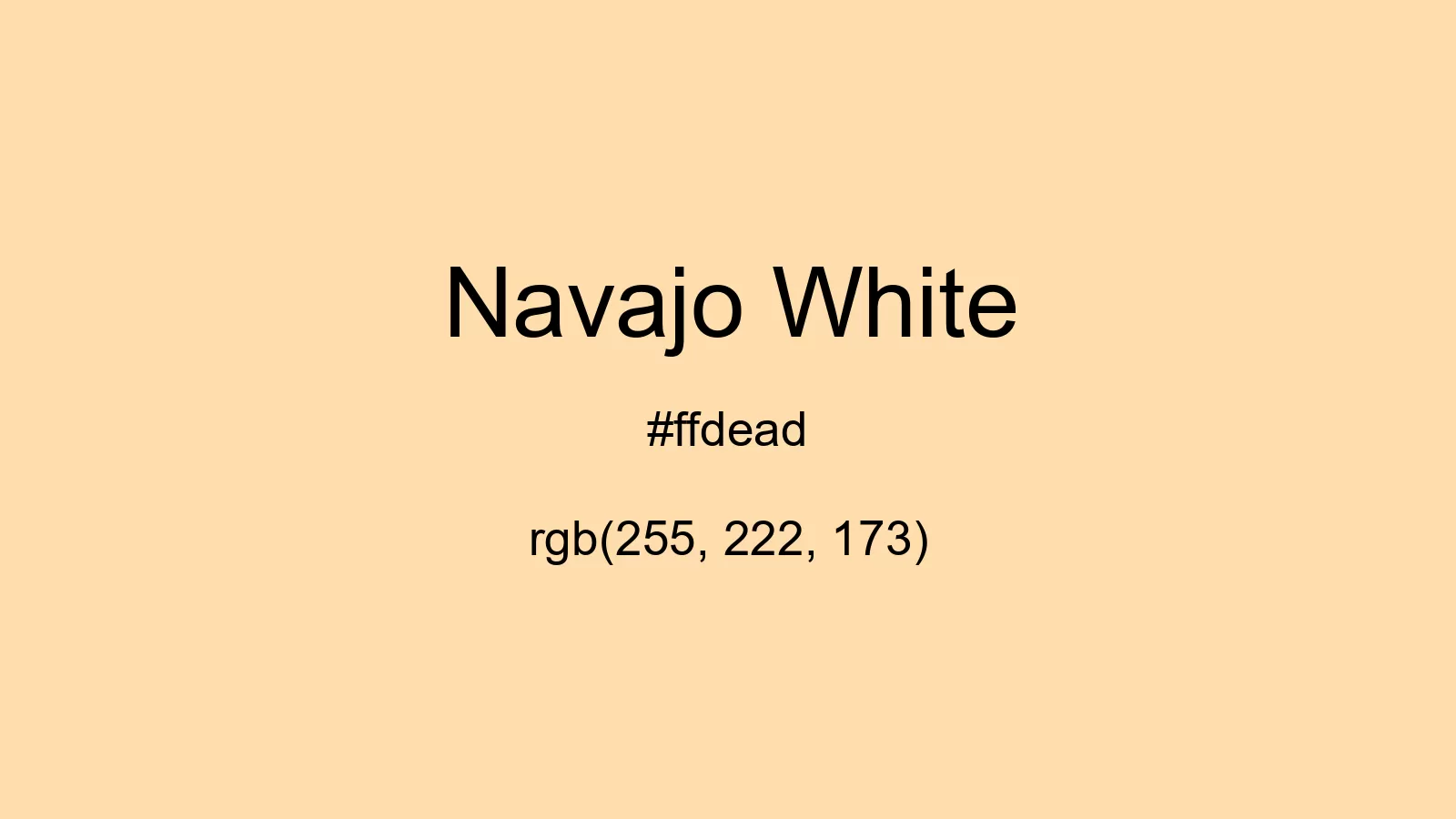 preview image of css Navajo White color