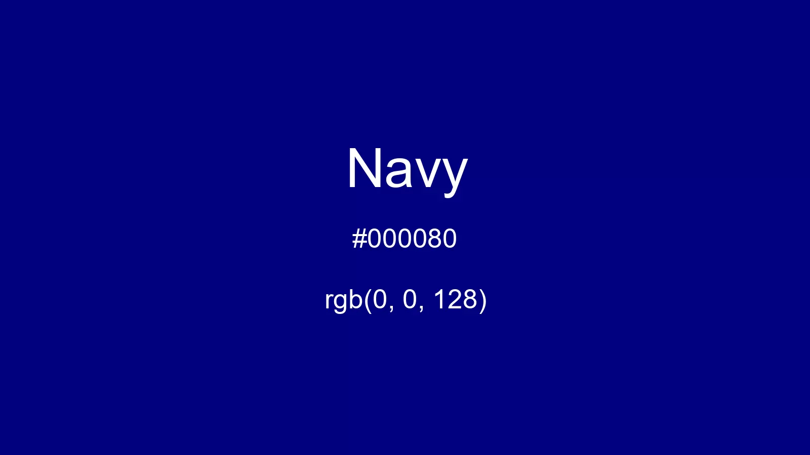 preview image of css Navy color