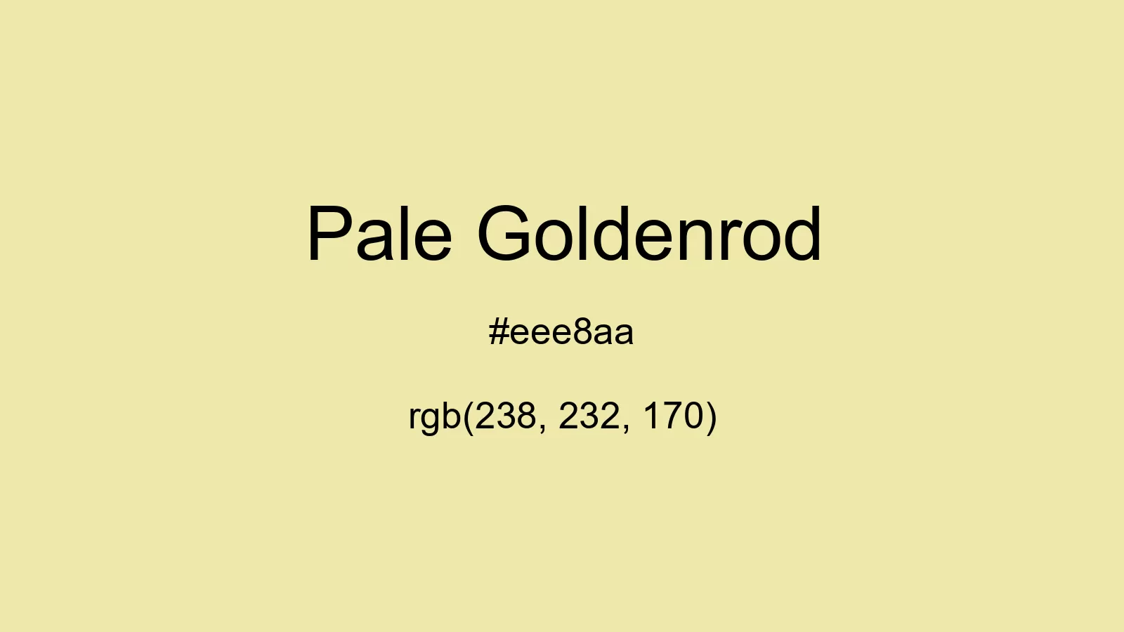 preview image of css Pale Goldenrod color