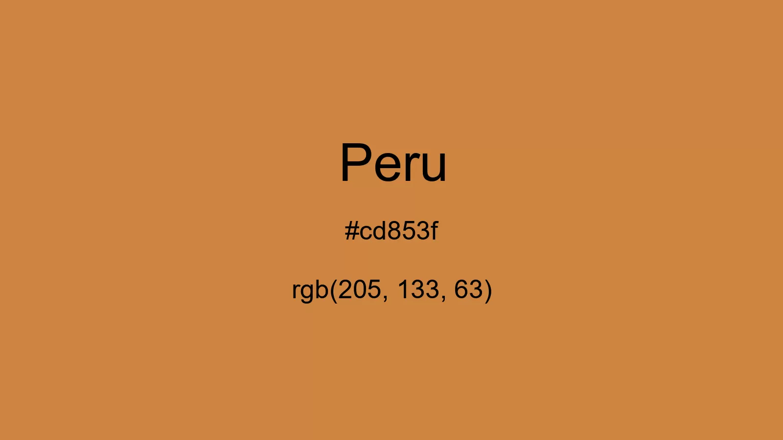preview image of css Peru color