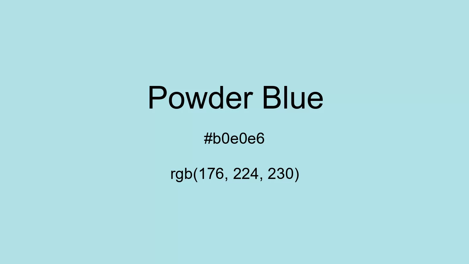 preview image of css Powder Blue color
