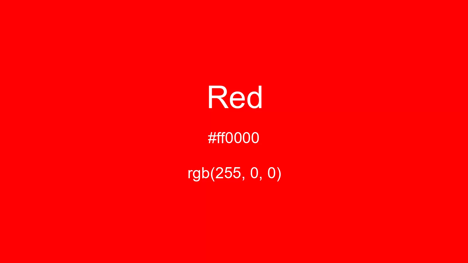 preview image of css Red color