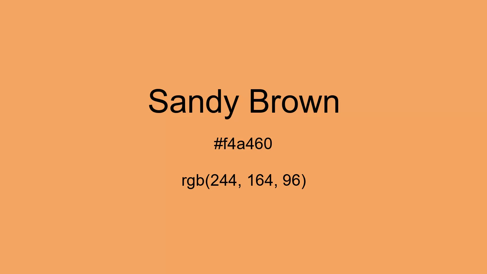 preview image of css Sandy Brown color