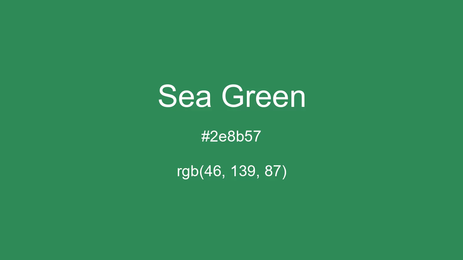 preview image of css Sea Green color