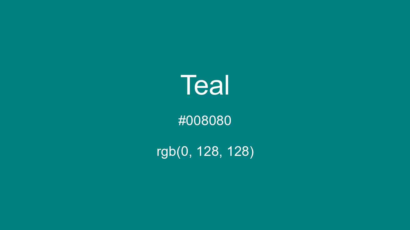 preview image of css Teal color