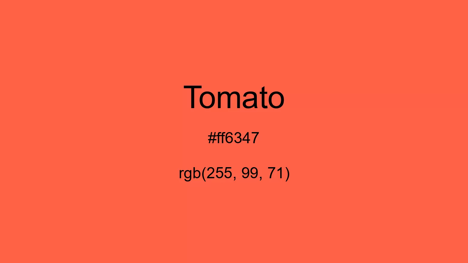preview image of css Tomato color