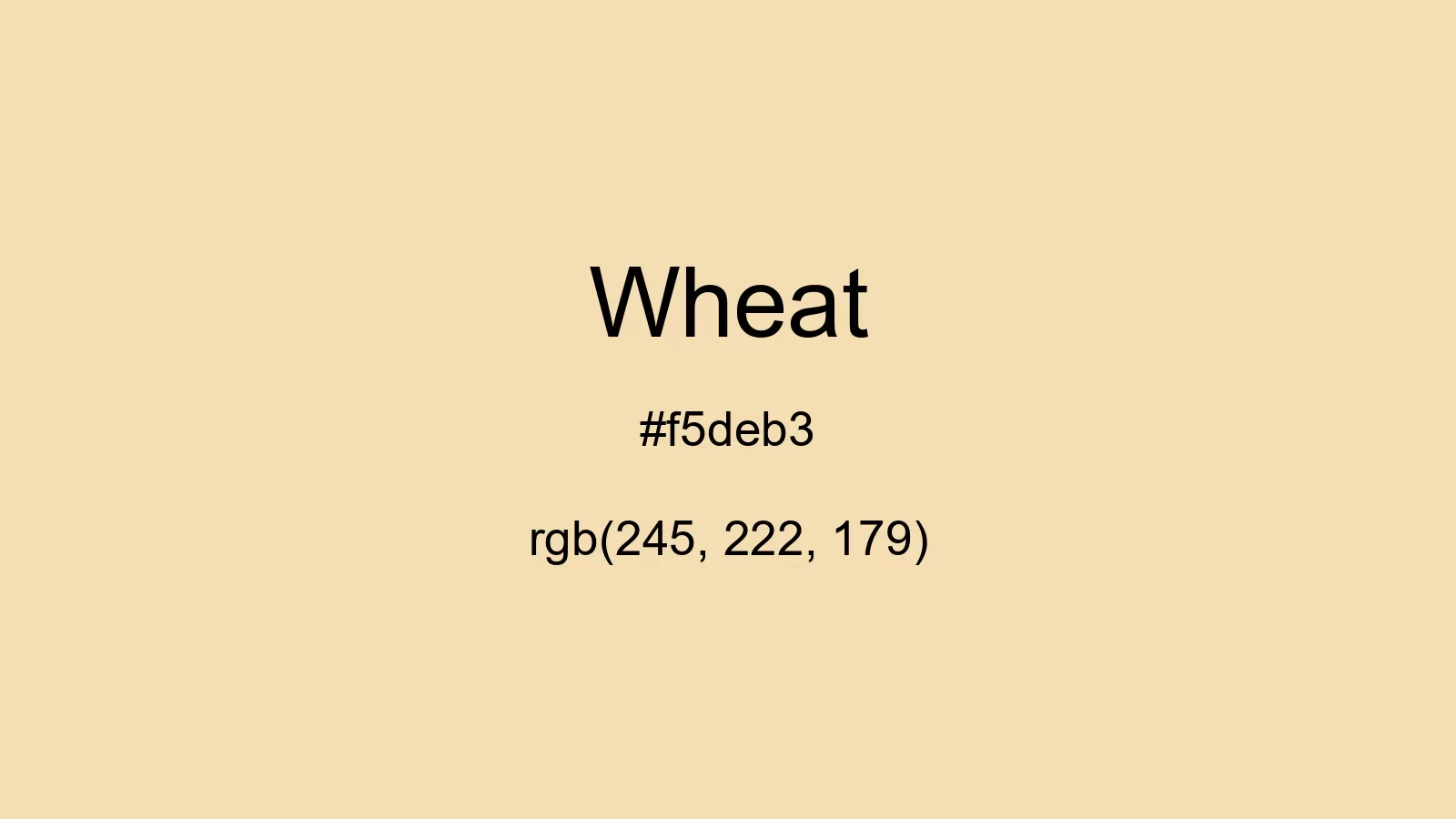 preview image of css Wheat color