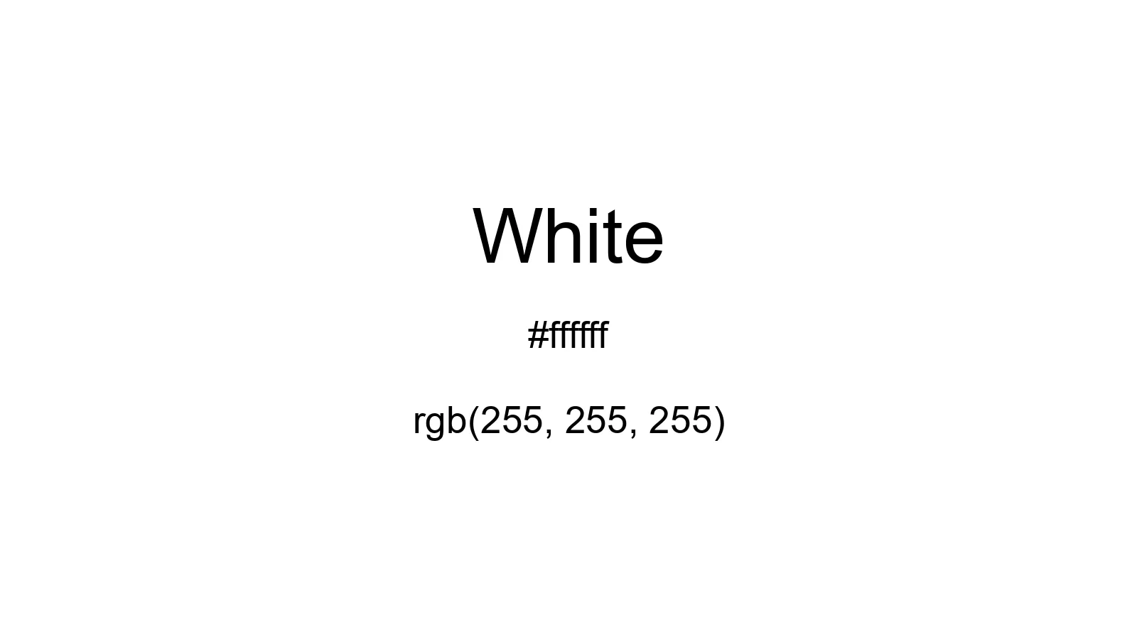 preview image of css White color