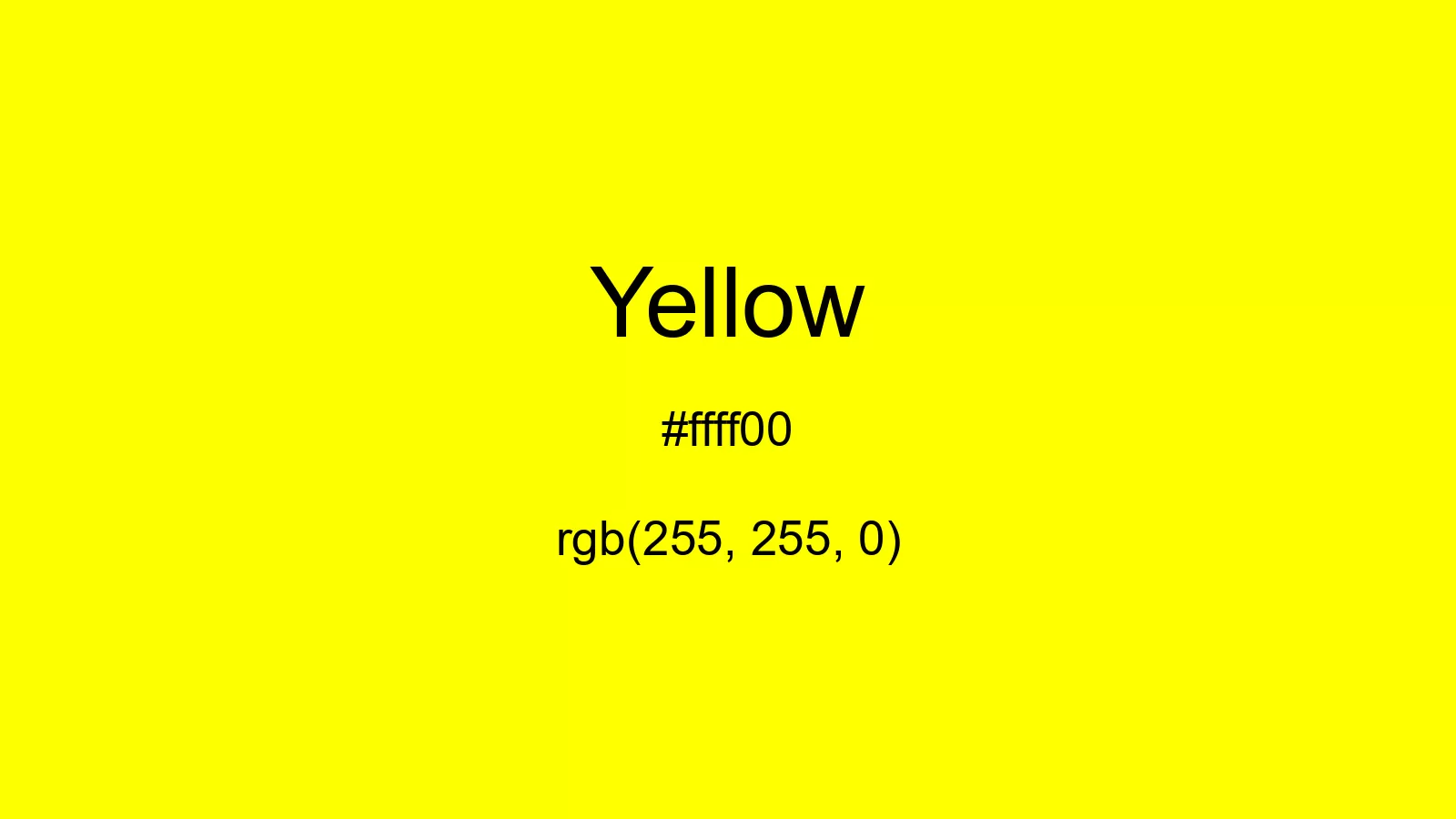 preview image of css Yellow color