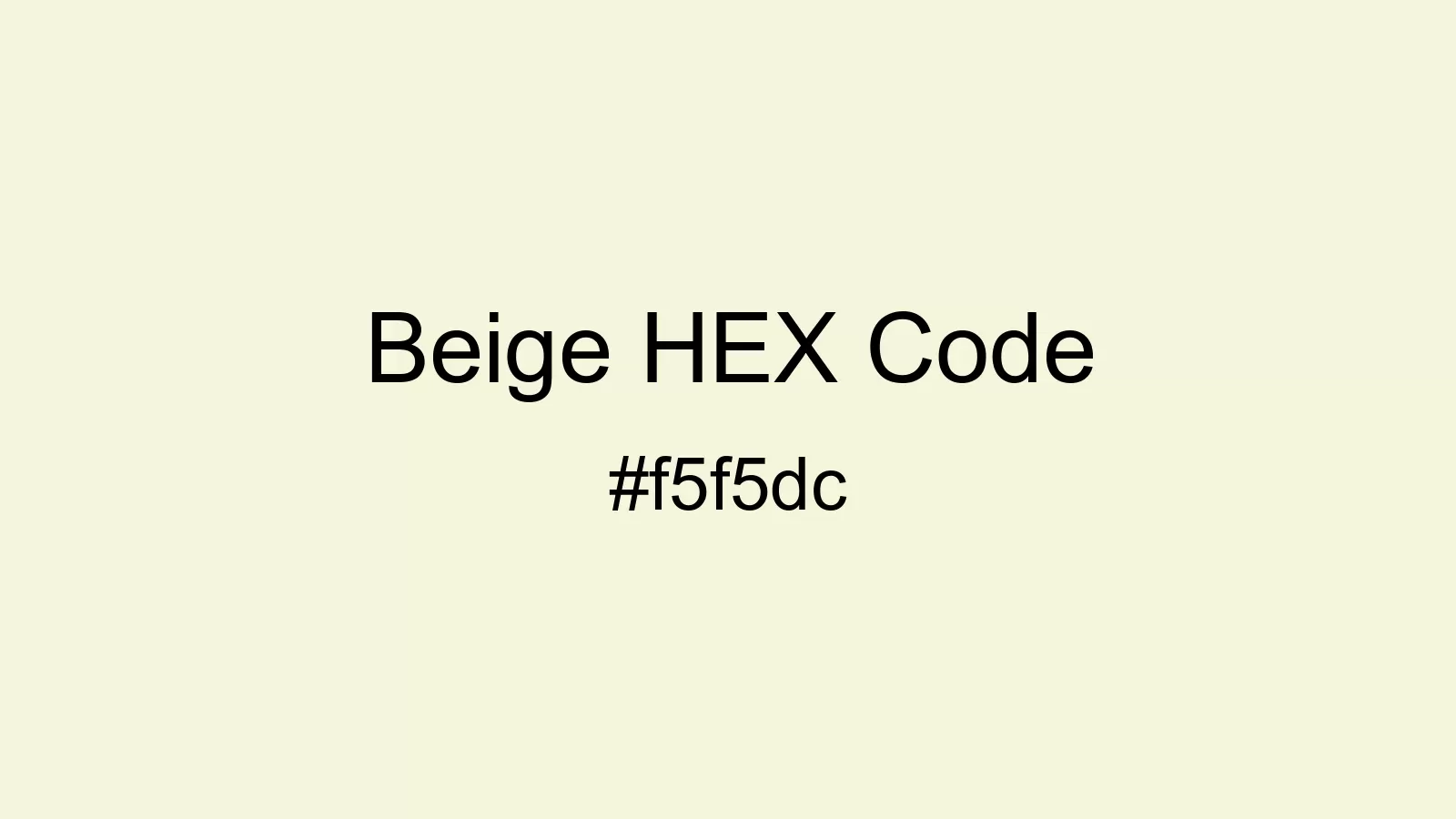 preview image of Beige color and HEX code