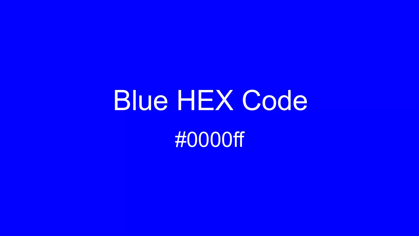 preview image of Blue color and HEX code