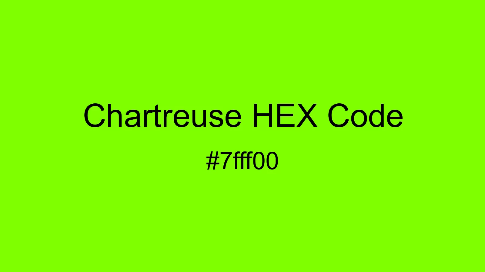 preview image of Chartreuse color and HEX code