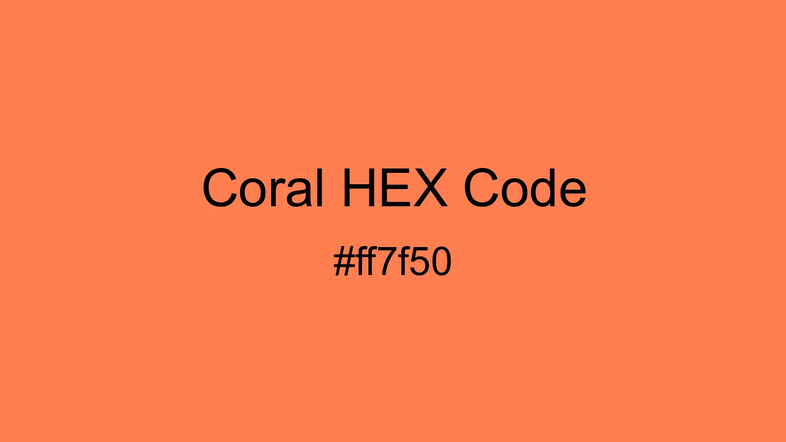 preview image of Coral color and HEX code