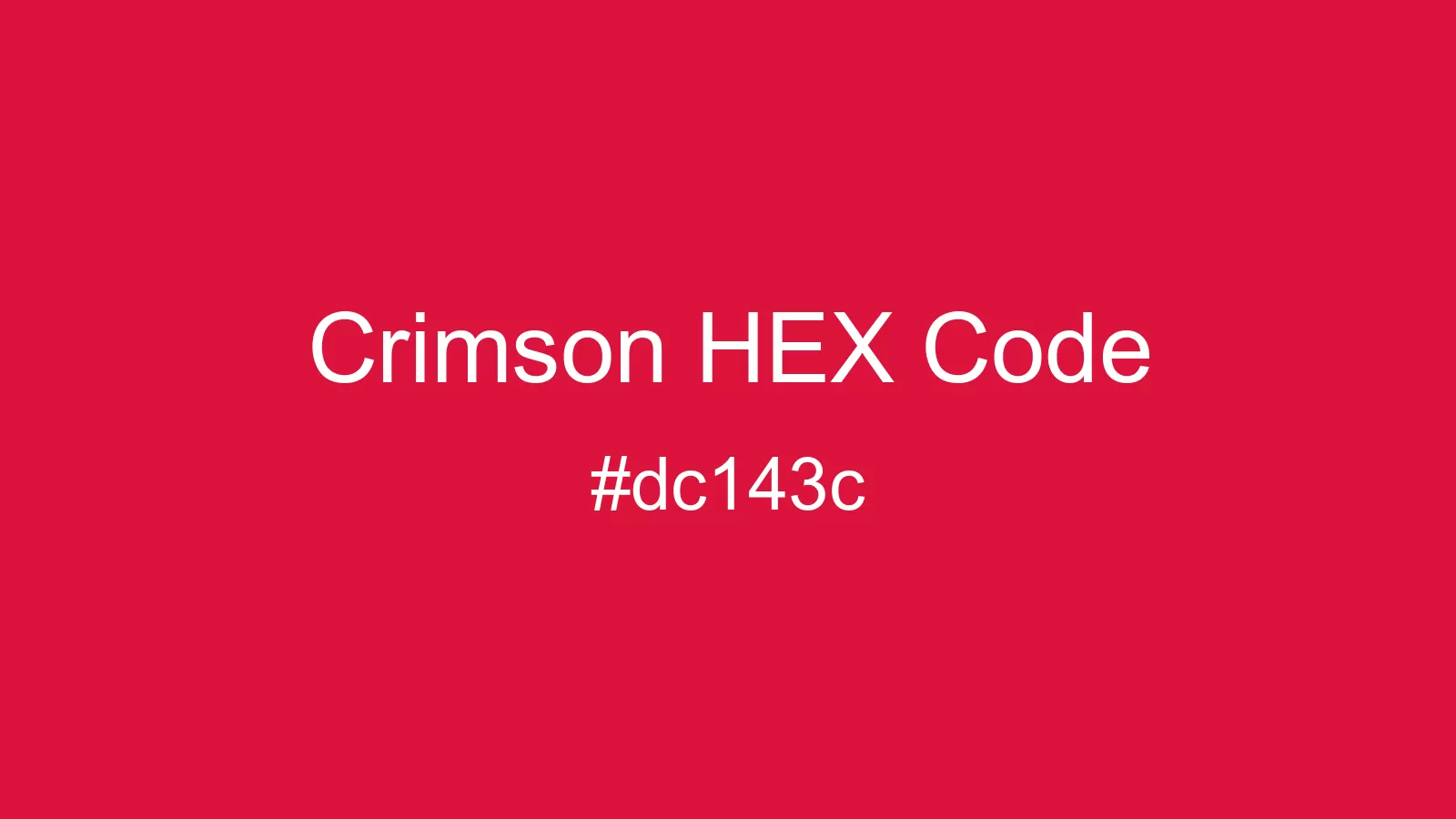 preview image of Crimson color and HEX code