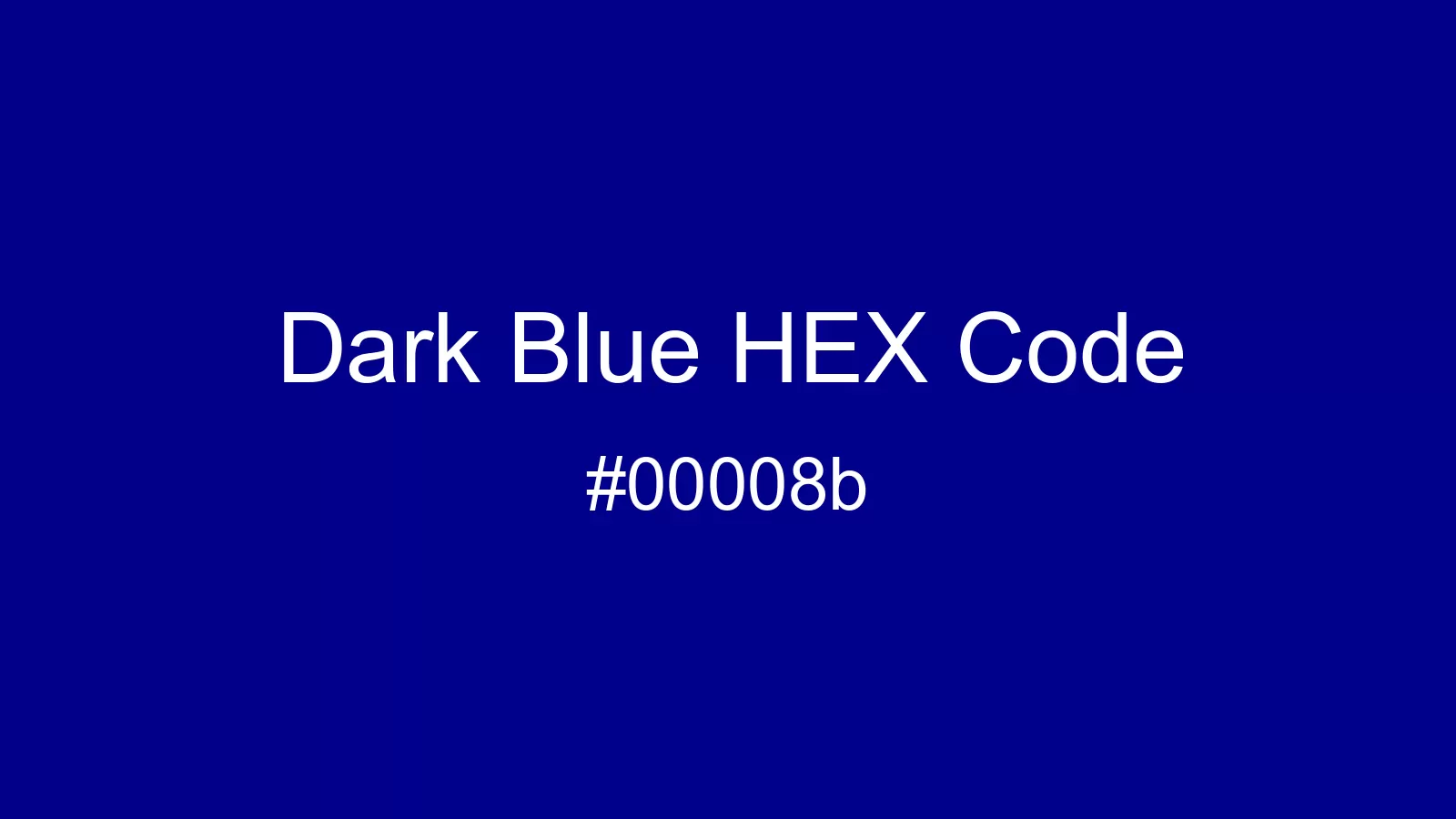 preview image of Dark Blue color and HEX code