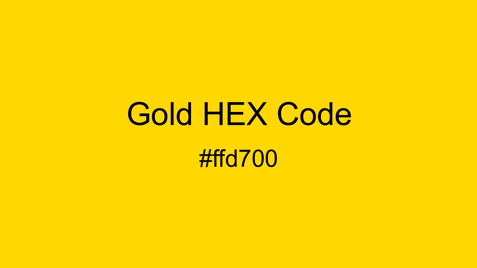 preview image of Gold color and HEX code
