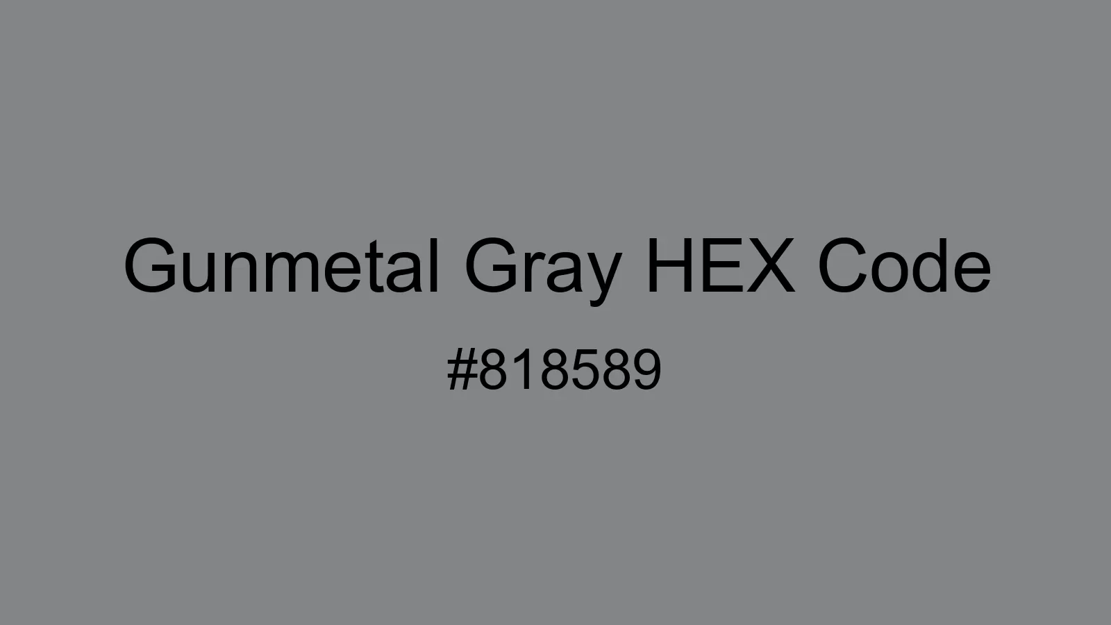 Gunmetal Gray Color, Hex and RGB values | CSSColors.com