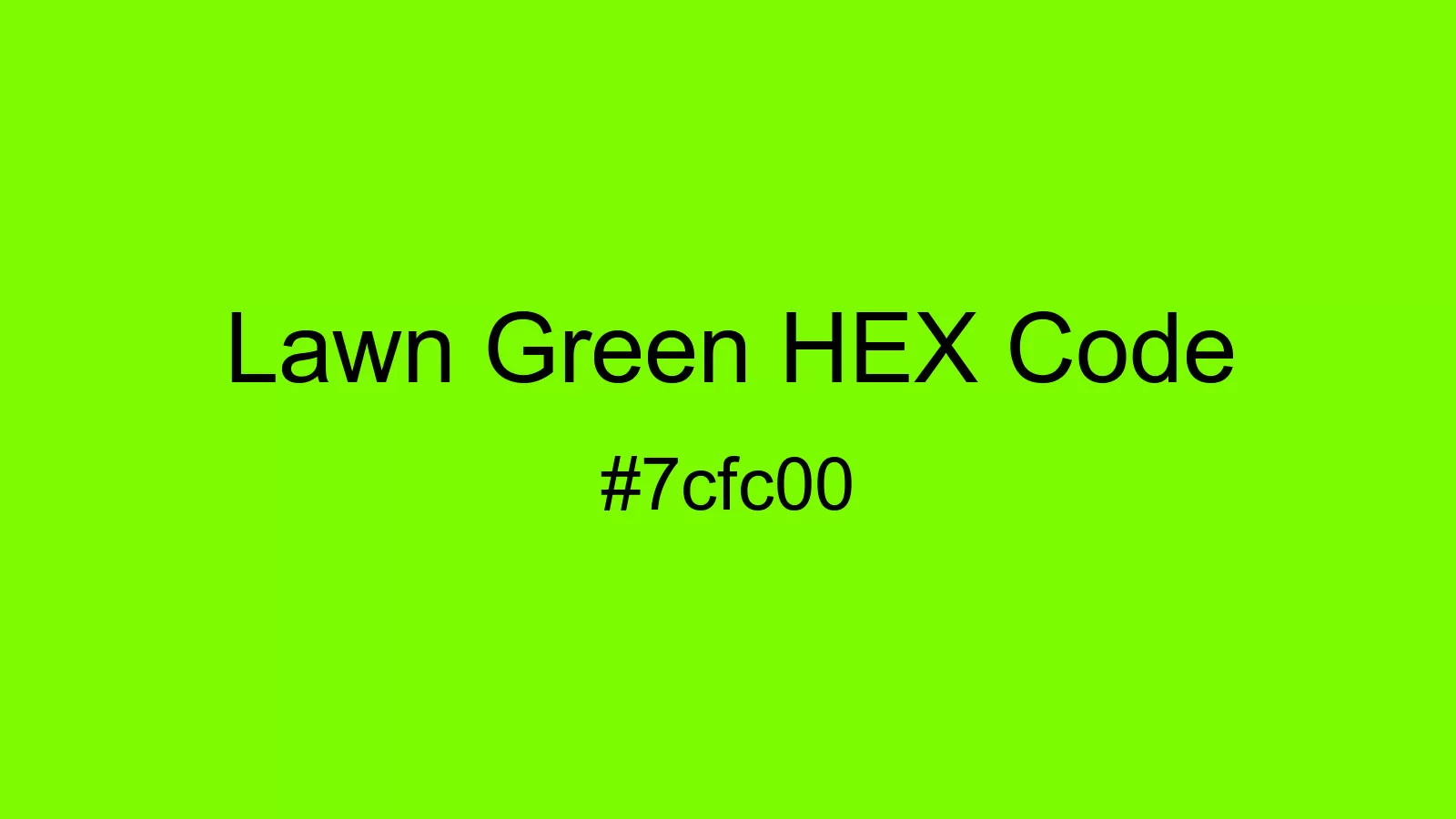 preview image of Lawn Green color and HEX code