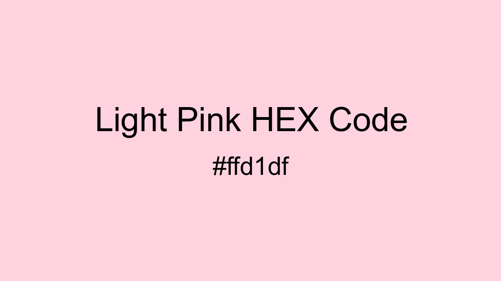 preview image of Light Pink color and HEX code