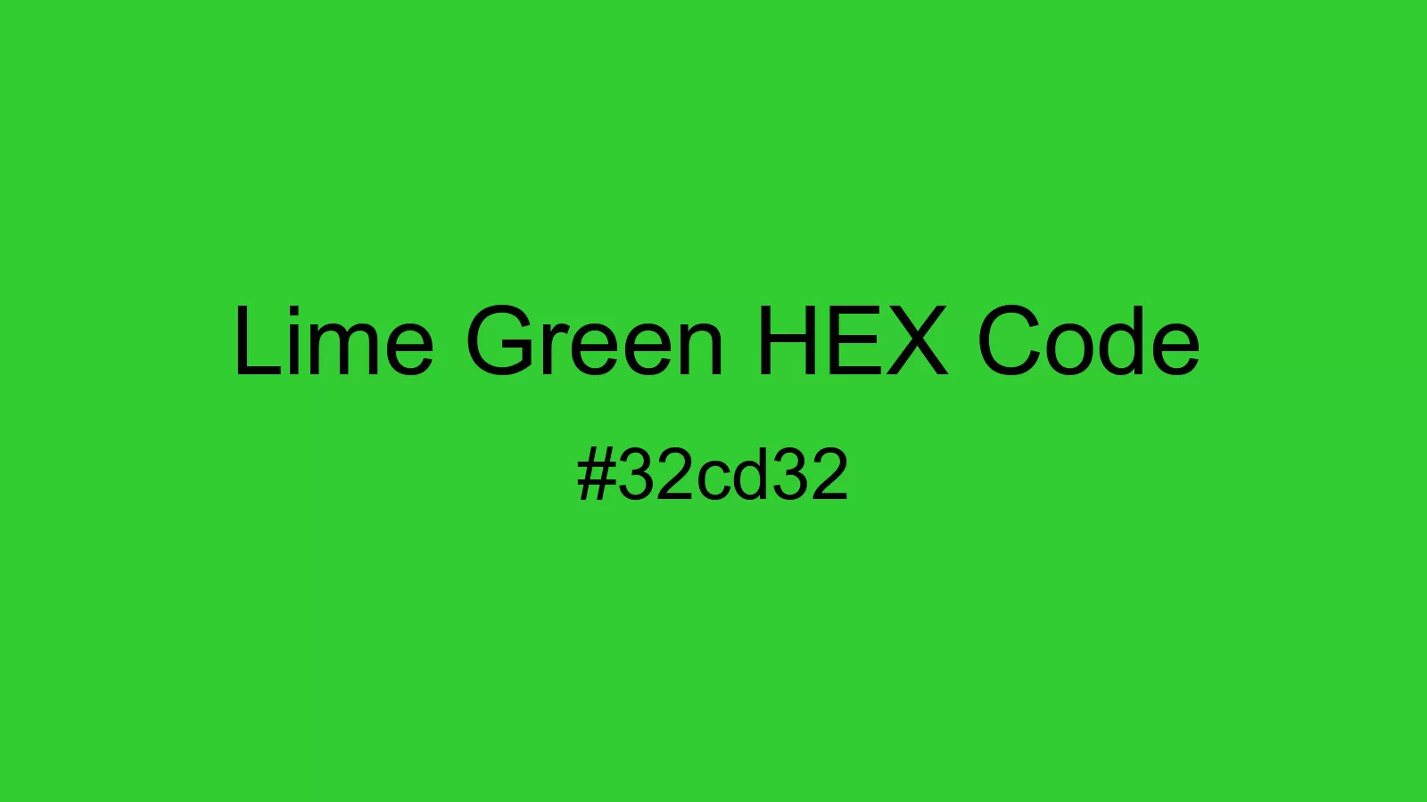preview image of Lime Green color and HEX code