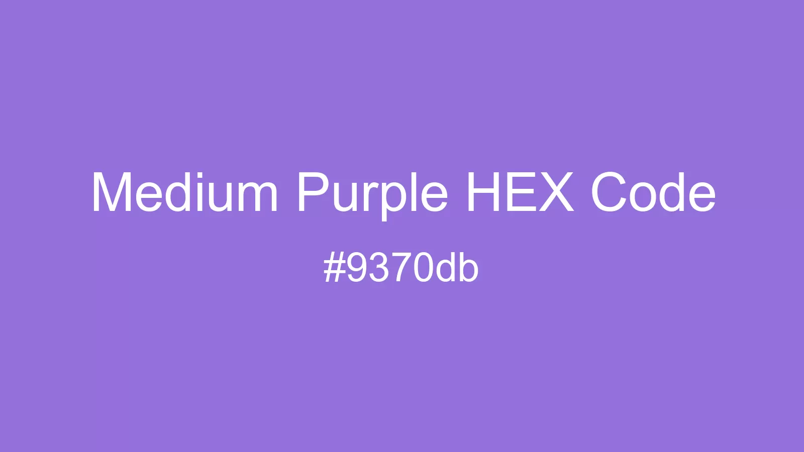 preview image of Medium Purple color and HEX code